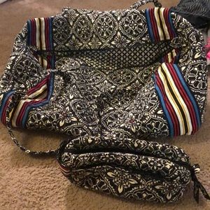 Large Vera Bradley Duffle Bag and Makeup Bag